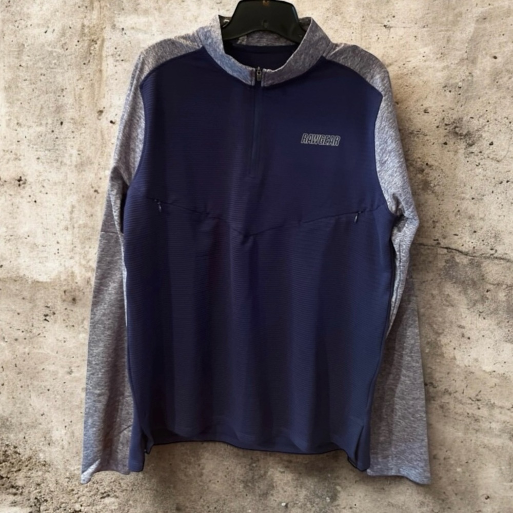 NWT RawGear Men’s 1/4 Zip Performance Pullover